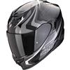 Scorpion Casco integrale da moto Scorpion EXO-520 EVO AIR TERRA nero-argento-bianco, 2XL