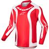 Alpinestars Maglia da motocross per bambini Alpinestars Racer Lurv rosso-bianca, L