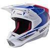 Alpinestars Casco da motocross Alpinestars S-M5 Honda collezione bianco-blu-rosso, L
