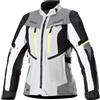 Alpinestars Giacca da moto da donna Alpinestars Stella Bogota PRO Drystar grigio-nero-giallo fluo, S