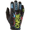 O'NEAL | Guanti Bike & Motocross | Bambini | MX MTB DH FR Downhill Freeride | Materiali durevoli e flessibili, palmo ventilato | Matrix Youth Glove Villain | Nero | Taglia XS