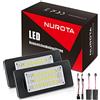 NUROTA Luce targa a LED Canbus senza errori, luce bianca compatibile con Audi A4 B8, A5 8T, Q5, TT 8J, compatibile con Passat B6 CC, Skoda Fabia 2 3