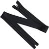 Aerzetix - Set di 5 Cerniere Lampo a Spirale N°5 70cm separabili con cursore - in Metallo Nylon Poliestere - Colore Nero - per Cucito Artigianato creazioni Tessili