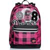 Seven Zaino Scuola Reversibile, Fucsia, The Double College Girl, 2 Zaini in 1, Zaino Monoscomparto, Scuola, Bambine e Ragazze