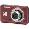 Kodak PixPro FZ55 Red, Fotocamera Digitale 16MP Zoom 5x