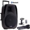 GEMINI ES 15 TO GO SISTEMA AMPLIFICATO PORTATILE CON 2 MICROFONI WIRELESS 200W