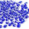 Meschett 0.44KG Marmi di Vetro Blu,Mini Perline di Vetro Piatto~150 PZ per Riempitivi Vaso,Mancala Gemme Fish Tank Rocce per Acquario da Tavolo,Home Decor Art Craft Supplies(0.5~0.7)