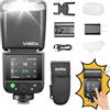 Godox V480 F TTL Flash Speedlite GN50 HSS 1/8000s 2.4Ghz X Wireless System 2 in uno lampada a LED con touchscreen, testa rimbalzante flessibile, diffusore per fotocamere Fuji