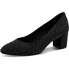MARCO TOZZI Donna Décolleté Morbido Feel Me Plantare Morbida Fodera Interna Luccicante, Nero (Black Glitter), 40 EU