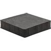 Wagner Set da 4 Pezzi di Piedini per vasi GH 0803 I 50 x 50 x 12 mm I Autoadesivo I Ideale per la Protezione dal Gelo del Terreno e dai ristagni d'Acqua I Gomma Resistente alle intemperie - 20080399