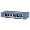 Hikvision DS-3E0106HP-E Switch Poe 6 Porte 10/100Mbps Con 2 Porte Uplink