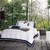 CTOBB Set di Biancheria da Letto in Cotone Egiziano di Lusso 100% Hotel Bianco a 5 Stelle Set Copripiumino Matrimoniale King Size/Lenzuolo con Angoli Set di Lenzuola PIL, 11, King 4 Pezzi