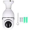 Nimomo Telecamera WiFi Wireless WiFi CCTV Telecamera a infrarossi Multifunzione Infrarossi Singola sorgente di luce Lampadina Presa Dome Full Color Night Vision 1920x1080 per interni