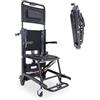 KMINA - Montascale Portatile Elettrico, Trasportatore Cingolato, Disabili, Anziani, Sedia Saliscale