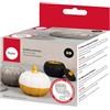 Rayher Stampo silicone 3D zucca, 10cm ø, con coperchio, altezza 8,5cm, box blis. , 36162000