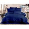 Nuit Des Rêves Dark Blue XL Quilt Cover Set (1 Duvet Cover 155 x 200 cm, 1 Pillowcase 80 x 80 cm), 80% cotone, 20% poliestere, lavabile in lavatrice, 229 thread Count