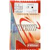 PRO FILSTAR Set di 10 Ami da Pesca Legati TANAGO N8 - Filo da Pesca Monofilo DIA 0,16mm 50cm - Monofilamento - Articoli - Accessori - Attrezzatura Completo - Fishing Hooks Sport Set - Carpfishng Kit
