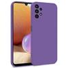 MyGadget Cover per Samsung Galaxy A32 5G - Custodia in Silicone Morbido a Doppio Strato - Case con Protezione Fotocamera & Fodera Interna Antigraffio - Lilla