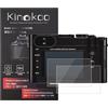 kinokoo Pellicola in vetro temperato per Leica Q Clear Screen Pellicola per Leica Q Senza bolle/Antigraffio (2 pezzi)