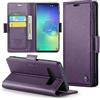 Rerzoiro Cover per Samsung Galaxy S10 Plus Custodia Portafoglio [Blocco RFID] Premium Pelle PU Wallet Case Flip Libro con Porta Carte Slot Supporto Flip Case per Samsung Galaxy S10 Plus, Viola