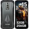 DOOGEE Blade10 Pro Energy Rugged Smartphone Android 15, 32GB+256GB / 2TB Telefono Indistruttibile, 6150mAh Cellulare da Lavoro, 6,56 Cellulare Antiurto, 50MP+8MP, Octa Core, 4G Triplo SIM, NFC,Faccia