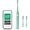 GUM SMART ONE Spazzolino elettrico sonico | controllo velocità | timer integrato | 4 modalità di spazzolamento | fino a 6 settimane di autonomia | app smart | 1x spazzolino | 2x testine | Verde menta