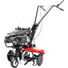 GREENCUT GTC190X - Motocoltivatore motozappa a benzina, motore 4 tempi 161cc 5hp, larghezza di lavoro 56cm, profondità 13cm, lame in ferro temprato