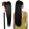 Ser Mulher Brianna Extension Coda Di Cavallo | Facile da applicare | Look naturale 100% | Termofibra resistente | Capelli Lunghi e Lisci,90 cm, 70 cm e 50 cm TERMOFIBRA (1 Nero, 70 cm)
