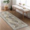 BEIMO Tappeto Salotto Vintage, Tappeti Estivo Salotto, Tappeto Cucina Antiscivolo Lavabile, Tappeti Corridoio Persiano per Camera Da Letto, Soggiorno, Sala, Marrone Grigiastro, 60x180cm
