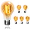 Aigostar Lampadina Stile Decorazioni Vintage Edison, Lampadina LED E27 Da 4W(Equivalente A 37W), 2200K Bianco Caldo, 430 Lumens, Pacco da 5