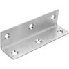 HNJKJEU 12 Pezzi Staffe a l per Legno In Acciaio Inox A Forma di L Connettore Angolare Staffe Angolari 90 Gradi Legno Staffetta Angolare Angolari Metallo per Legno Squadrette Angolari (8 x 2 x 2 cm)