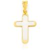 Monde Petit Croce in madreperla - ori Giallo 18k (750) - Scatola Regalo - Certificato di garanzia