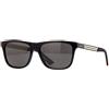 Gucci Gg0687s Occhiali da Sole, Nero-Nero-Grigio, 57 Uomo