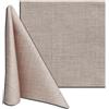 CRIMEN ITALY Tovagliolo TNT monouso 40x40 in tessuto non tessuto CACAO | 50 pezzi | tovaglioli, resistenti | assorbente | simile al tessuto | ideale per ristorazione | HoReCa | Biodegradabile