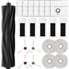 CHAIN PEAK (21 Pezzi) T20 Omni di Ricambio per Robot aspirapolvere ECOVACS DEEBOT T20 Omni/ T20e Omni/ T20 Max/ T20 PRO, 1 Spazzola a Rullo, 4 spazzole Laterali, 7 Sacchetti per la Polvere, 5 filtri