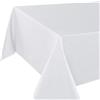 Delindo Lifestyle Tovaglia Wien Home, moderna biancheria da tavola per tenda da birra, con protezione antimacchia, bianca, 110 x 260 cm