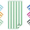Vortix Telo Mare xxl 200 x 100 cm, Asciugamano Grande In Microfibra Ad Asciugatura Rapida, Telo Bagno Senza Sabbia, Coperta Da Spiaggia Donna (verde)