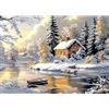 CEOVR COVER Diamond Painting Kit Paisaje,30x40 cm DIY Pittura Diamante Kits,Mosaico Diamanti Painting per Decorazioni Casa,Cabaña de Cuento de Hadas