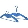 HOMPLEMENT - Grucce Salvaspazio - 40 pezzi - con Gancio Regolabile - Attaccapanni - Made in Italy - Appendini Armadio - Organizer Armadio Salvaspazio - Appendiabiti (40 pezzi, Azzurro)