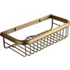 Nokozan Caddie Doccia in Ottone per Bagno - Scaffale Organizer Cestino Supporto da Parete in Bronzo