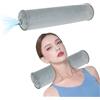 ONTYZZ Cuscino Collo Gonfiabile Cuscino di sostegno Grigio Cuscino Rotondo Dormire per Viaggio Auto Aereo Divano Casa Ufficio Cuscino Decorativo 10 * 48CM