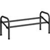 SONGMICS LMR019B01 - Scarpiera in metallo, regolabile, per corridoio, guardaroba, ingresso, colore nero