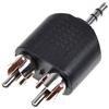 Hama Adattatore Audio Jack 3.5mm A 2 RCA Maschio - Cavo Stereo 12cm Per Collegare Smartphone A Impianti Hi-Fi
