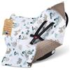 Totsy Baby Sacco ovetto coperta invernale 90x90 cm - universale lavabile copertina per passeggino bebe per seggiolino auto bambino o swaddle neonato 0-6 mesi Oeko-Tex Africa marrone