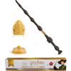 Wizarding World Harry Potter, bacchetta a sorpresa Magical Collector Wands con base da esposizione di Hogwarts, serie Professori (i modelli variano)