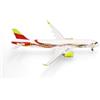 herpa Modellino aereo airBaltic Airbus A220-300 50th A220 - YL-ABX, miniatura in scala 1:200, da collezione, senza supporto, in metallo
