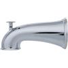 Danco - Beccuccio decorativo per vasca da bagno con deviatore estraibile, 15 cm, Chrome, 6-Inch Tub Spout with Diverter