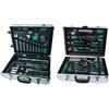 Mannesmann M29077 Valigetta trolley porta attrezzi in alluminio, con attrezzi, 159 pz. & M29075 - Valigetta degli attrezzi in alluminio, con attrezzi, 108 pz., 34 x 45 x 13 cm