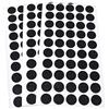 Adsamm® / 150 x feltrini autoadesivi ultrasottili/Nero/ø 16 mm/Rotondo/piedini per mobili in feltro extra fine da 1.5 mm di spessore/pad protettivi per arredi
