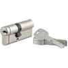 Thirard Cilindro europeo per serratura Transit 2, 45x30mm, nichel, antiperforazione, lato antiperforazione 30mm, 3 chiavi reversibili - THIRARD